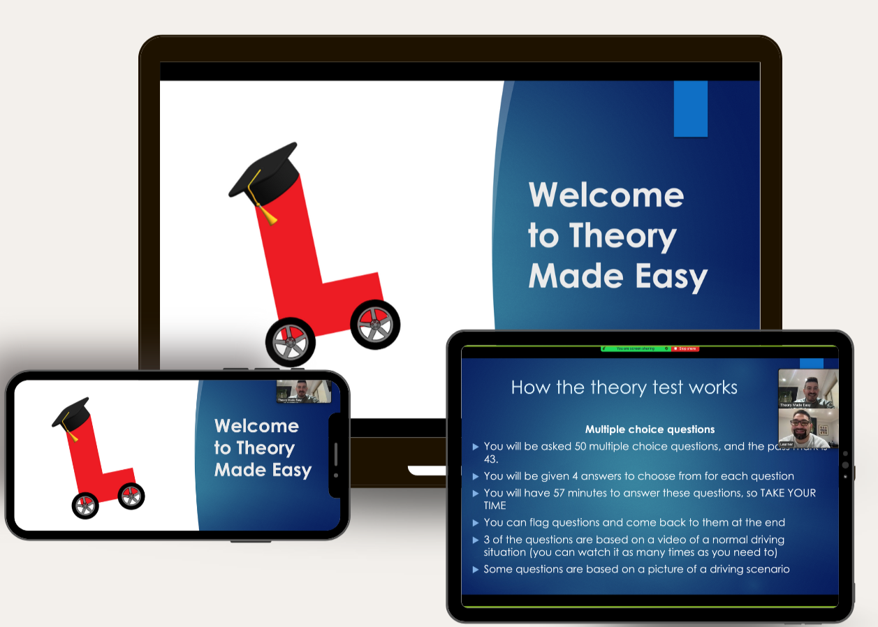 1:2:1 Driving Theory Workshop